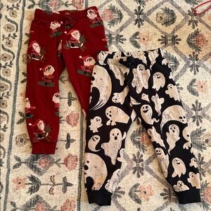 H&M Kids Red and Black Joggers Set